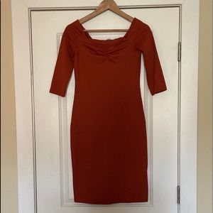 Off the Shoulder Body-con Dress